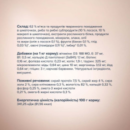 Вологий корм для дорослих собак малих порід собак Club 4 Paws Premium Selection pouch 85 г (лосось та макрель)