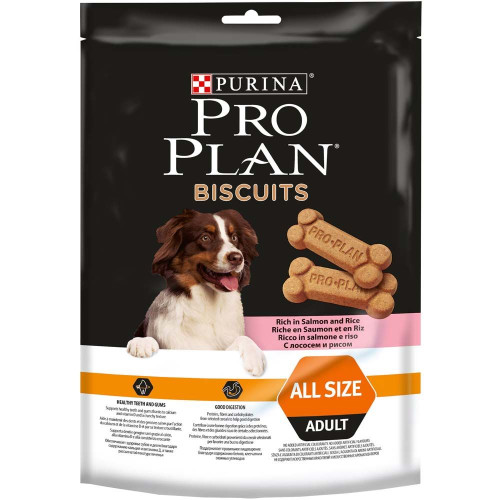 Ласощі для собак Pro Plan Biscuits 400 г (лосось і рис)