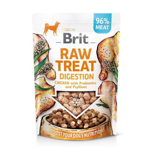 Лакомство для собак Brit Raw Treat Digestion Freeze-dried 40 г - курица