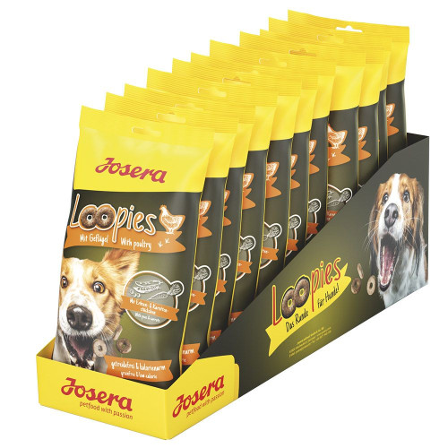 Набір ласощів Josera Loopies для собак з птицею 7+4 шт/150 г