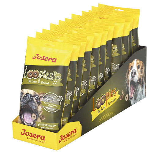 Набір ласощів Josera Loopies для собак з ягням 7+4 шт/150 г